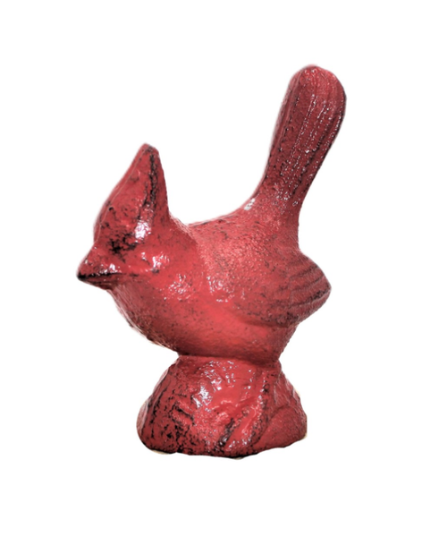 Cast Iron Red Cardinal