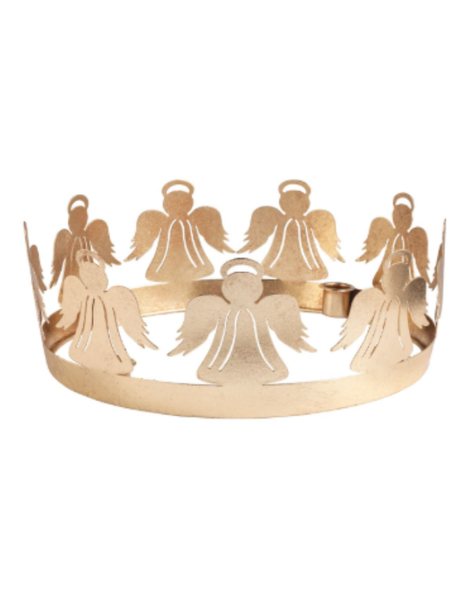 Gold Angel Advent Wreath