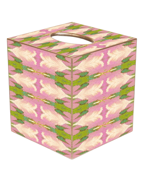 Laura Park Cabana Pink Tissue Box Cover