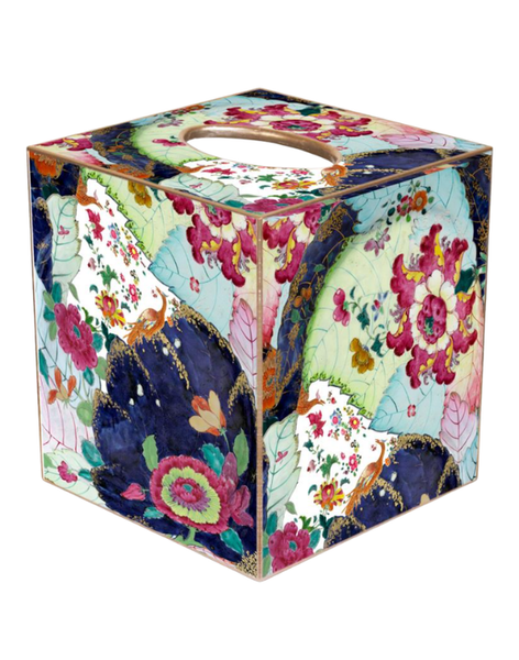 Ancient Tobacco Leaf Tissue Box Cover