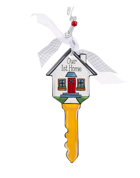 1st Home Key Ornament