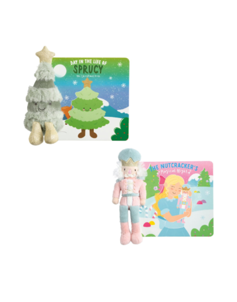 Christmas Book With Plush