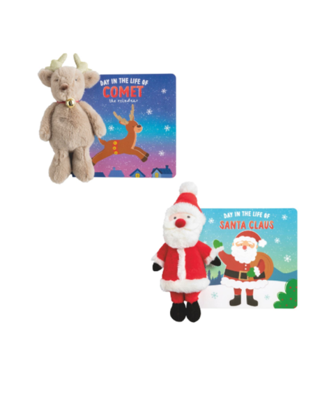 Christmas Book With Plush