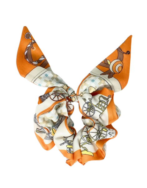 Buggy Hair Scrunchie-Orange
