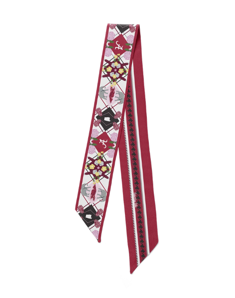 Saturday Silks Alabama All-Star Skinny Scarf