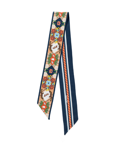 Saturday Silks Auburn All-Star Skinny Scarf