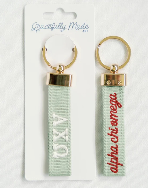 Alpha Chi Omega Keychain