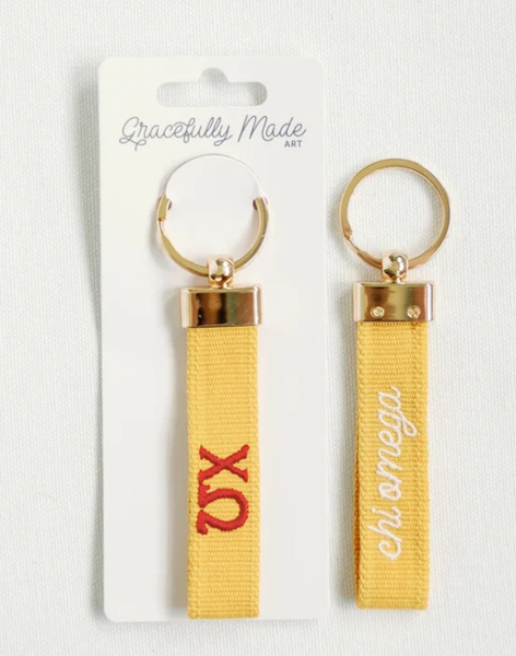 Chi Omega Keychain