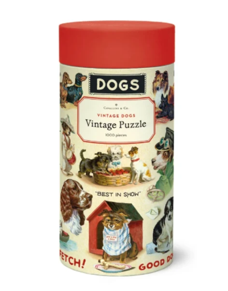 Puzzle-Vintage Dogs