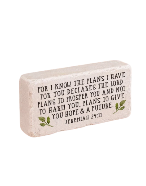 Stone Block-Jeremiah 29:11