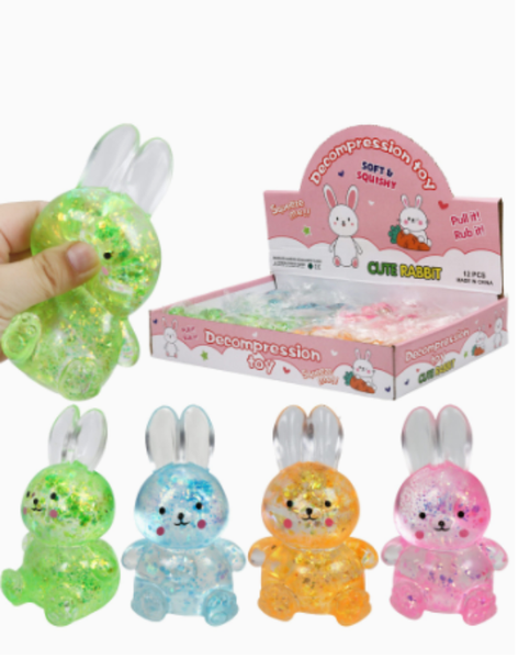 Bunny Rabbit Glittery Squishy