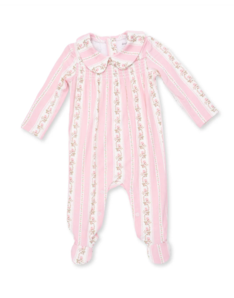 Atoinette Stripe Snap Footie