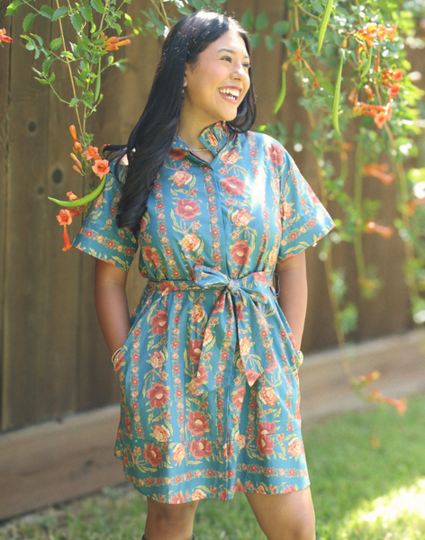 Bouquet Button Down Dress