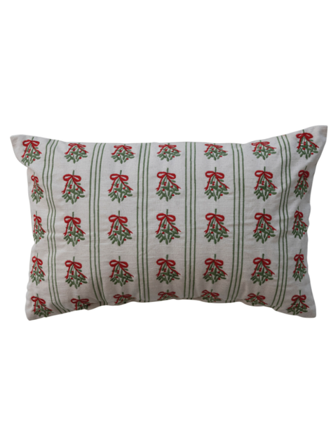 Mistletoe Lumbar Pillow