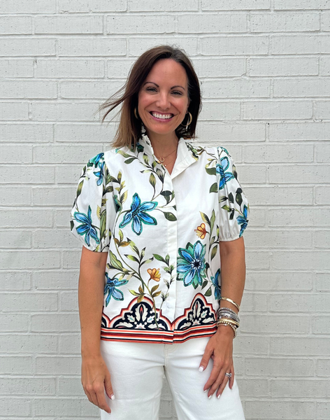 Kai Flower Blouse