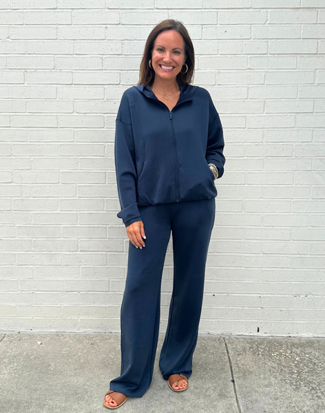 Jen Drawstring Hoodie Set