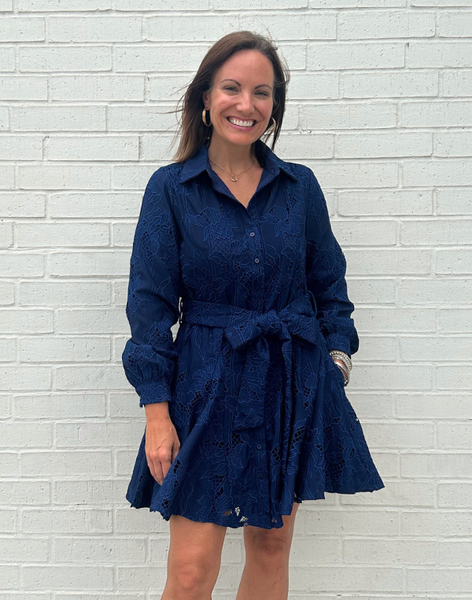 Embroidered Lace Dress