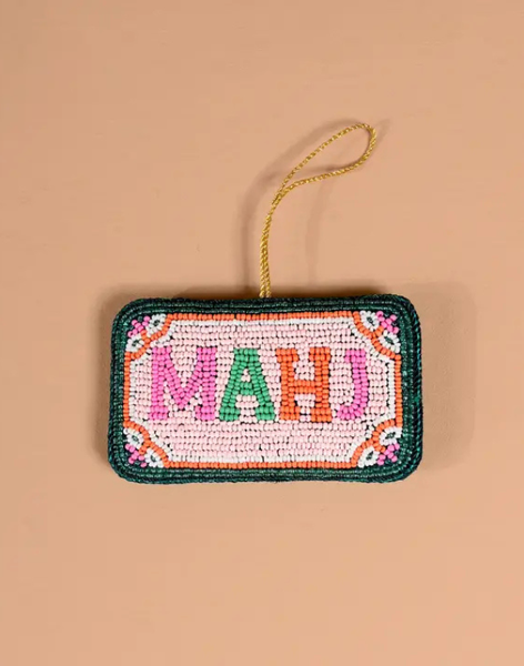 Beaded Mahjong Ornament
