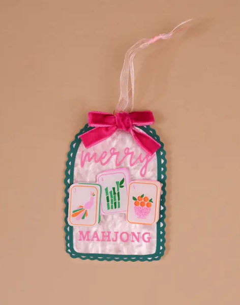 Merry Mahjong Ornament