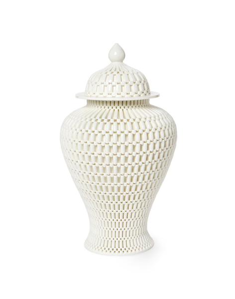 Filigree Covered Temple Jar