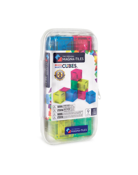 Magna-Tiles 9 piece microMAGS Cubes Set