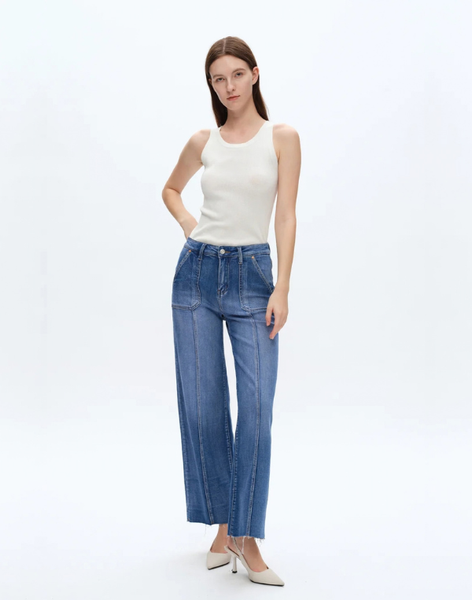 Jess High Rise Straight Jean