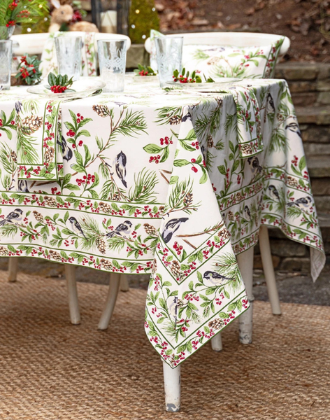 Chickadee Tablecloth