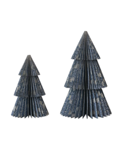 Blue Honeycomb Folding Tree