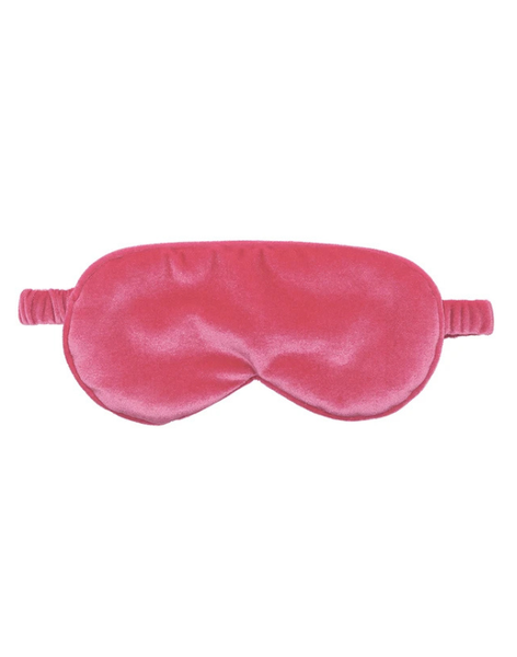 Velvet Eye Mask- Hot Pink