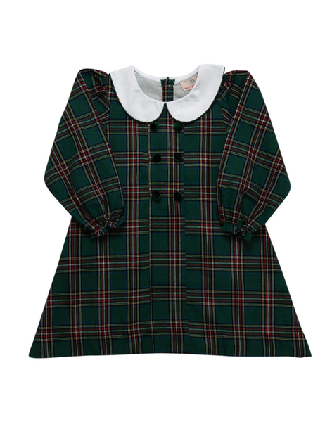 Green Christmas Tartan Dress