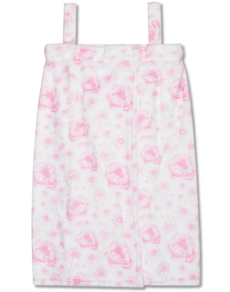 Pretty Pink Toile Spa Wrap