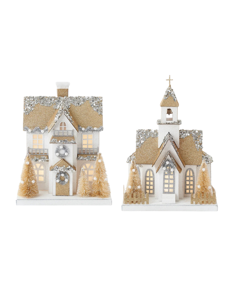 Lit Village House Decor