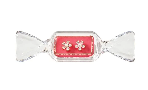 Candy Dish Earrings-Flower Stud