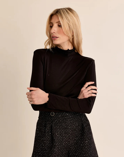 Emery Ruffle Neck Top
