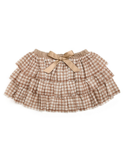 Gingham Tulle Tiered Tutu