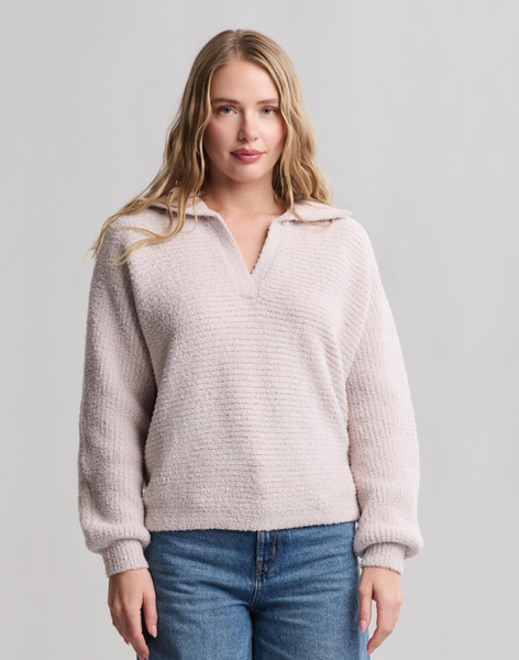 Barefoot Dreams Stone Cozychic Dolman Sleeve Pullover