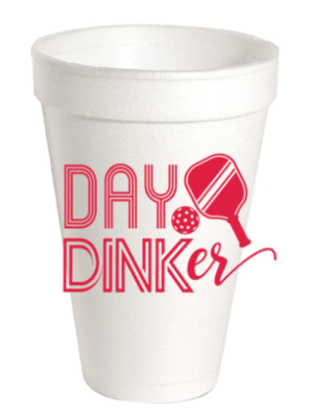 Day Dinker Pickleball Styrofoam Cups