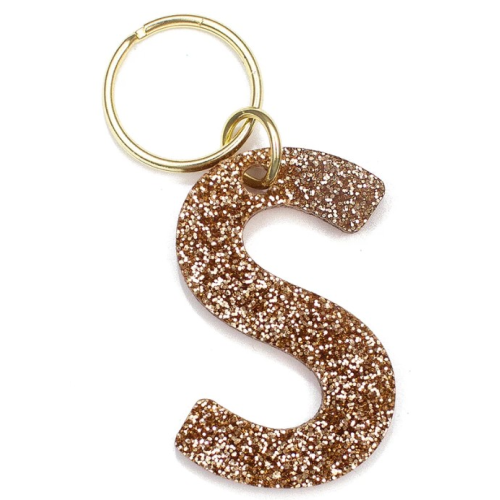 Letter Keychain Bag Charm