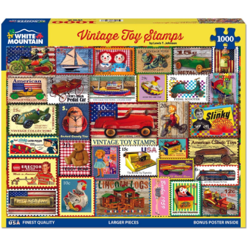 Vintage Toy Stamps 1000 pc Puzzle