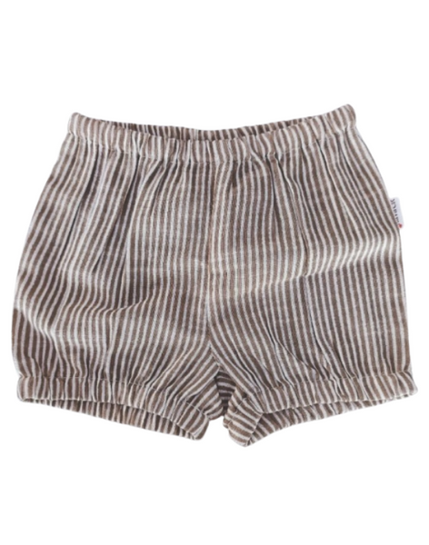 Brown Striped Diaper Cover