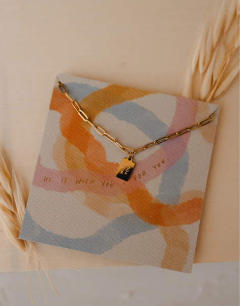With You Tag Necklace