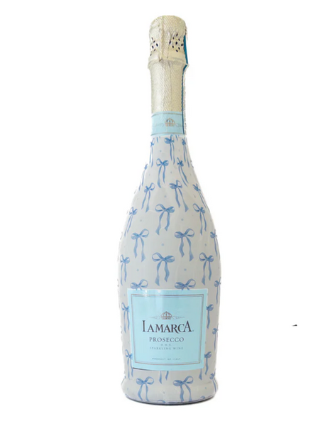 Blue Bows Bottle Wrap - Lamarca