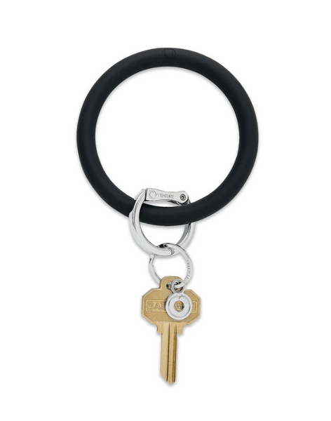 Big O Silicone Key Ring - Back in Black