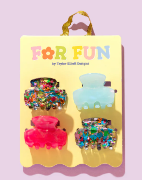 Colorful Confetti Mini Clips Colorful Confetti Mini Clips