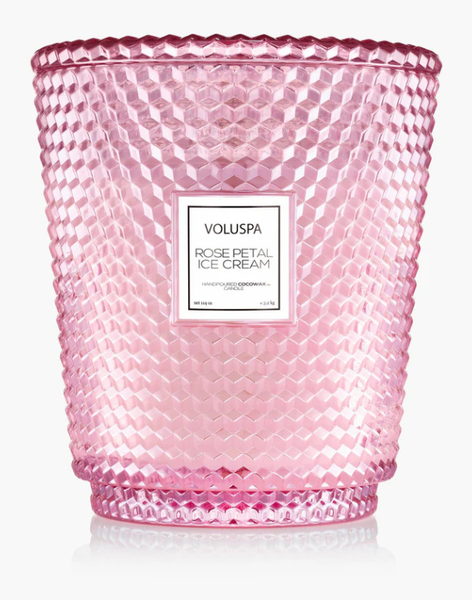 Voluspa 5 Wick Hearth Candle - Rose Petal Ice Cream (IN-STORE PICKUP ONLY) Voluspa 5 Wick Hearth Candle - Rose Petal Ice Cream (IN-STORE PICKUP ONLY)