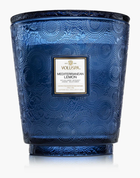 Voluspa 5 Wick Hearth Candle - Mediterranean Lemon (IN-STORE PICKUP ONLY) Voluspa 5 Wick Hearth Candle - Mediterranean Lemon (IN-STORE PICKUP ONLY)