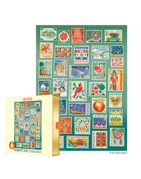 Seasonal Stamps 1000 Piece Puzzle Seasonal Stamps 1000 Piece Puzzle