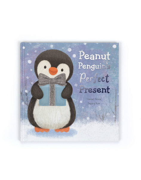 Jellycat Peanut Penguin's Perfect Present Book