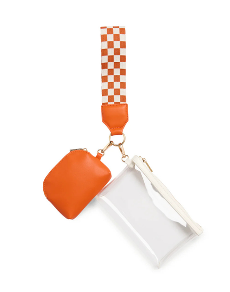 Taylor Mini Wristlet - Orange