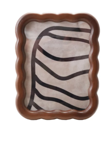 6x8  Rubberwood Scalloped Frame